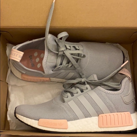 adidas NMD_R1 grey and pink - Picture 3 of 3